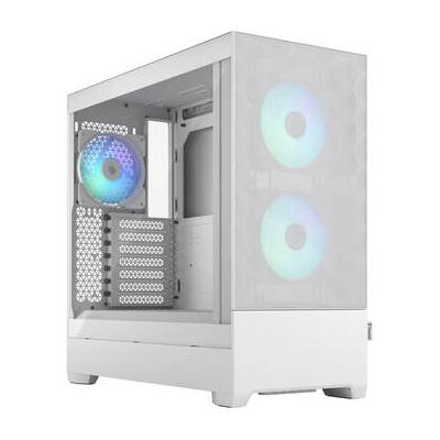 Fractal Design Used Pop Air RGB Mid-Tower Case (White Tempered Glass, Clear Tint) FD-C-POR1A-01