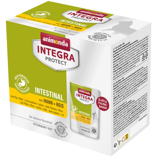 8x 85g Animonda Integra Protect Adult Intestinal Huhn & Reis Katzenfutter nass
