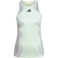 ADIDAS Damen Shirt Tennis HEAT.RDY Pro Y-Tanktop, Größe XL in Grau