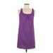 J.Crew Casual Dress - Mini Square Sleeveless: Purple Dresses - Women's Size 2