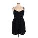 Aerie Casual Dress - A-Line Sweetheart Sleeveless: Black Solid Dresses - Women's Size X-Large