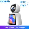 DIDSeth-Moniteur vidéo pour bébé réponse active caméra IP WiFi 2.4G appel vidéo 360 ° caméras de