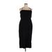 ELOQUII Casual Dress - Sheath Halter Sleeveless: Black Solid Dresses - Women's Size 24 Plus