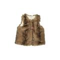 Zara Baby Faux Fur Vest: Brown Jackets & Outerwear - Kids Girl's Size 3