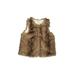 Zara Baby Faux Fur Vest: Brown Jackets & Outerwear - Kids Girl's Size 3