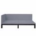 Creationstry Daybed/Sofa Bed Frame Upholstered/Linen in Gray | 30 H x 40 W x 75 D in | Wayfair JJ-23120210