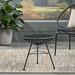 Wrought Studio™ Outdoor Modern Side Table Metal in Black | 21"H x 20"W x 20"D | Wayfair 064D831E976D474580DDB7880CAEB030