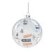 The Holiday Aisle® Ball Ornament Glass in Blue/Orange/White | 4 H x 4 W x 1 D in | Wayfair A2FA59B9901F439AB01B678E0BED7D61