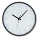 Ebern Designs Fillingham 12" Wall Clock Plastic in White/Black | 12 H x 12 W x 1.5 D in | Wayfair 2F6E1C11E2BC4BFDAF5F322B1A366A59