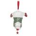 The Holiday Aisle® Dangling Polar Bear in a Sweater Hanging Figurine Ornament in Green/White | 4 H x 3 W x 2 D in | Wayfair