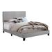 Ebern Designs Olevi Upholstered Platform Bed Upholstered in Gray | 50.2 H x 86.2 W x 80.1 D in | Wayfair 6A4D1F664F414726808D72B8FE094F54