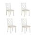 Gracie Oaks Itoro Dining Chair Wood/Upholstered/Fabric in Brown/White | 39.4 H x 18.1 W x 20.1 D in | Wayfair 8A3813781063468EABB77E238418B738