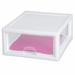 Sterilite Clear & Plastic Storage Bin w/ One Drawer Plastic in White | 16 Quart | Wayfair 18 x 23018006