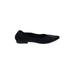 Mia Flats: Slip On Chunky Heel Casual Black Print Shoes - Women's Size 9 - Pointed Toe