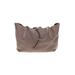 Annabel Ingall Leather Tote Bag: Pebbled Brown Print Bags