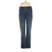 LC Lauren Conrad Jeans - Low Rise: Blue Bottoms - Women's Size 6 - Sandwash