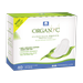 Organyc - 100% Certified Organic Cotton Feminine Pads Sanitary Napkin 40 Count Moderate Flow Regular Absorbency New Larger Size Packaging