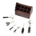 Dollhouse Tools Tool Chest Tiny Repair Tool Pliers Tool Wood Trim Mini House Tool Kit Small Tool and Case Child