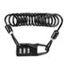 Bicycle Lock Bike Password Lock Mountain Bike Helmet Lock Portable Bicycle Lock Three Digit Bike Password Lock for Bicycle Motorbike Suitcase and Luggage