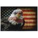 GZHJMY Jigsaw Puzzles for Adults 1000 Pieces Vintage Hipster American Flag W/Bald Eagle Puzzle Buffalo Games Easy to Solve Fun Game for Family Children DIY Games Gifts