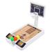 1 set of Basketball Game Prop for Desk Cartoon Design Mini Basketball Toy Children Desk Toy