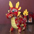 BunnyPony 2024 Lunar New Year Decorations Dragon Plush Toys 9.84 Chinese Dragon Stuffed Animal Decor Year of The Dragon Gifts Chinese New Year Dragon New Year Decor Gifts 2024