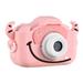 Htovila Camcorder Cartoon Kids Camera 1080P Video Camera 2.0 Inch IPS Built-in Battery Cute Lens 2.0 Inch Frames Neck Birthday Camera 1080P Video Camera Kids Dual Screen Built-in Battery f Wennzy