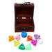 1 Set Plastic Gems DIY Handcrafts Gems Toys Accessories (Assorted Color)