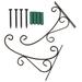 2 Pcs Hanging Basket Decorative Hook Iron Lantern Wall Hanger Coat Hangers Sling