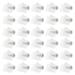 100 Pcs Plastic Drawers Kitchen Cabinet Shelf Clip Dresser Wedges Drawer Wedge Cupboard Wedge White Iron