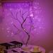 LED Night Light Mini Christmas Tree Copper Wire Garland Lamp For Kids Home Bedroom Decoration Decor Fairy Light Holiday lighting