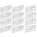 12 Pcs Hook Heavy Duty Shelves Clear Shelves Cabinet Shelf Pin Shelf Peg Shelf Support Nail Heavy Shelf Nails Acrylic