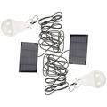 2 Pcs Light Bulb Solar Garden Light Portable Solar Light Solar Indoor Lights Solar Light Indoor Abs