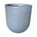 Island Planters 15.25 in H Cylindro Plastic Durable Modern Style Planter Plant Pot Flower Pots Garden Pot Granite