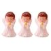 3Pcs Praying Angels Figurines 2.55 inch Praying Figurines for Garden Statue Home Decoration ( Boy )