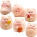 6 Pcs Table Top Bookshelf Desk Top Decor Farm Piggy Decor Micro Landscape Pig Piggy Accessories Resin