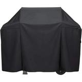 Grill Cover Compatible With Weber Q 3200 Gas Grill Marine Black Outdoor And Waterproof Cover Dimensions 50 W X 21 D X 43 H By