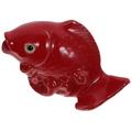 Garden Ceramic Carp Statue Ornament Smooth Carp Figurine Decor Outdoor Water Fountain Nozzle