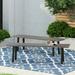 Christopher Knight Home Pointe Aluminum and Steel Outdoor Dining Bench by