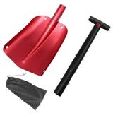 Ice Scraper Snow for Driveway Aluminum Utility Shovel Aluminum Removal Shovel Bigger Spade Shovel Snow Shovel Outdoor Aluminum Alloy Travel