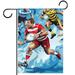 OWNTA American Football Pattern Garden Banners: Outdoor Flags for All Seasons Waterproof and Fade-Resistant