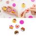 6 Pcs Erasers for Kids Cute Stationery Novelty Erasers Students Eraser Eraser Cake Child