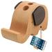 Cell Phone Stand Teacher Desk Decor Pencil Holder for Desk Elephant Phone Bracket Beech Mobile Phone Holder Bamboo Wooden