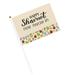 Happy Shavuot Jewish Holiday Mini Hand Held Flags Small Flag Banner Party Decoration For Parades Ten Piece