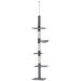 8.5 Adjustable Height Floor-To-Ceiling Vertical Cat Tree Grey