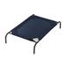 The Original Coolaroo Elevated Pet Dog Bed for Indoors & Outdoors Medium Navy Blue