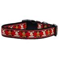 Reindeer Nylon Ribbon Collars Medium