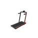 2 in 1 Under Desk Treadmill 2.5HP Folding Electric Treadmill Walking Jogging Machine for Home Office with Remote Control Red