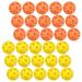 30 Pcs Golf Hole Balls Indoor Training for Simulators Golfs Practicing Hallow-out Golfing Hollow
