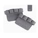 1Pair Anti-slip Training Fitness Half Finger Sports Accessories Weight Lifting Gloves Palm Pad Gym Glove GREY